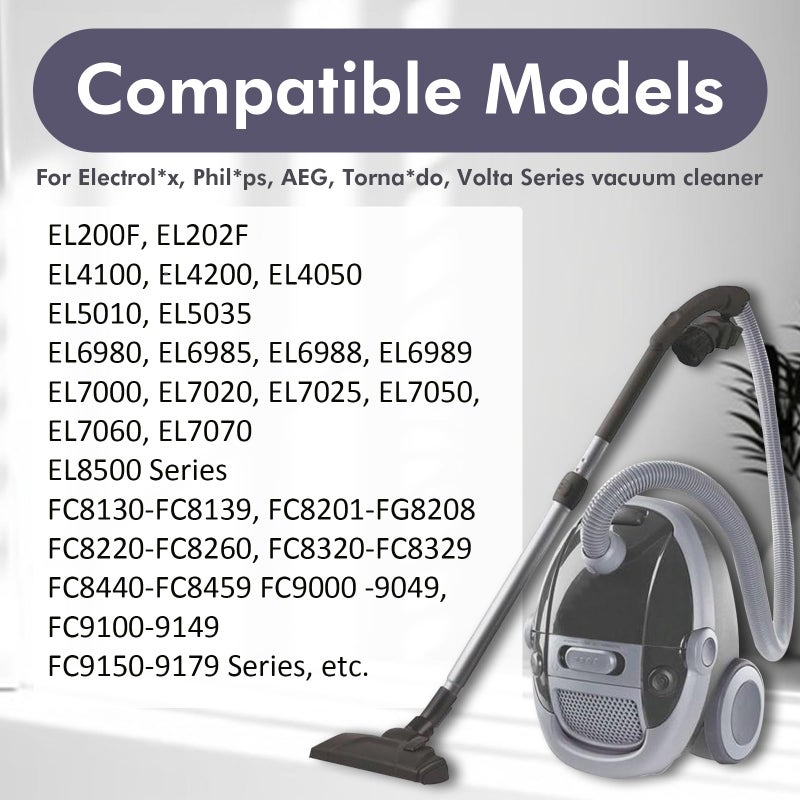 LeadCon 12 Pack Type EL200F S-bag Classic Vacuum Cleaner Bags Compatible with Electrolux Canister Models EL6985, EL6988, EL6989 and EL70201 - Image 2